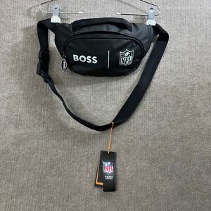NWT BOSS NFL Black Belt‎ Bag Crossbody Fanny Pack Adjustable Strap